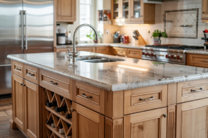 Custom kitchen island